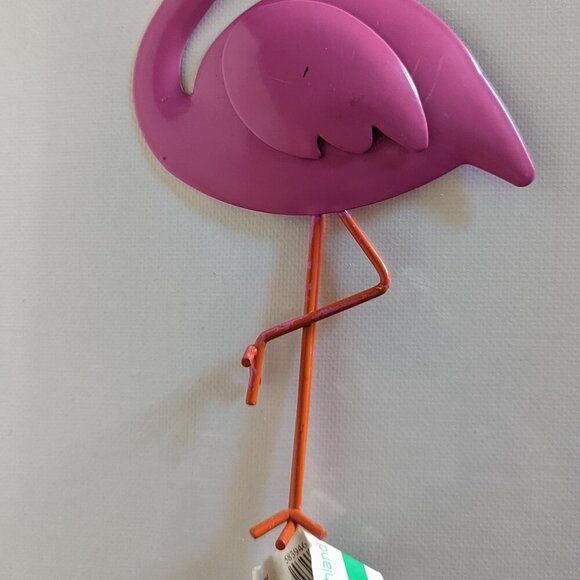 NWT Pink Flamingo Plant Pick Tropical Outdoor Home Decor Birds Michaels Ashland - Picture 2 of 4